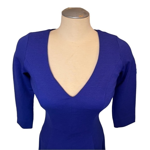 Amanda Uprichard (Revolve/Anthropologie) Fit & Flare Dress in Ultra Blue - Picture 4 of 15